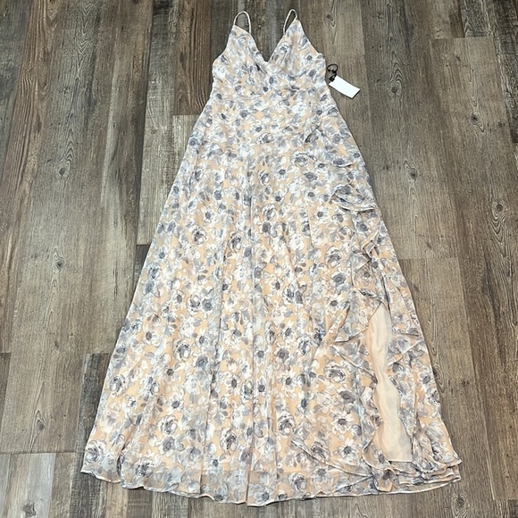 ASTR The Label Holland Floral Maxi Dress Sz S Ruffle Romantic Fairy Coquette - Picture 12 of 17